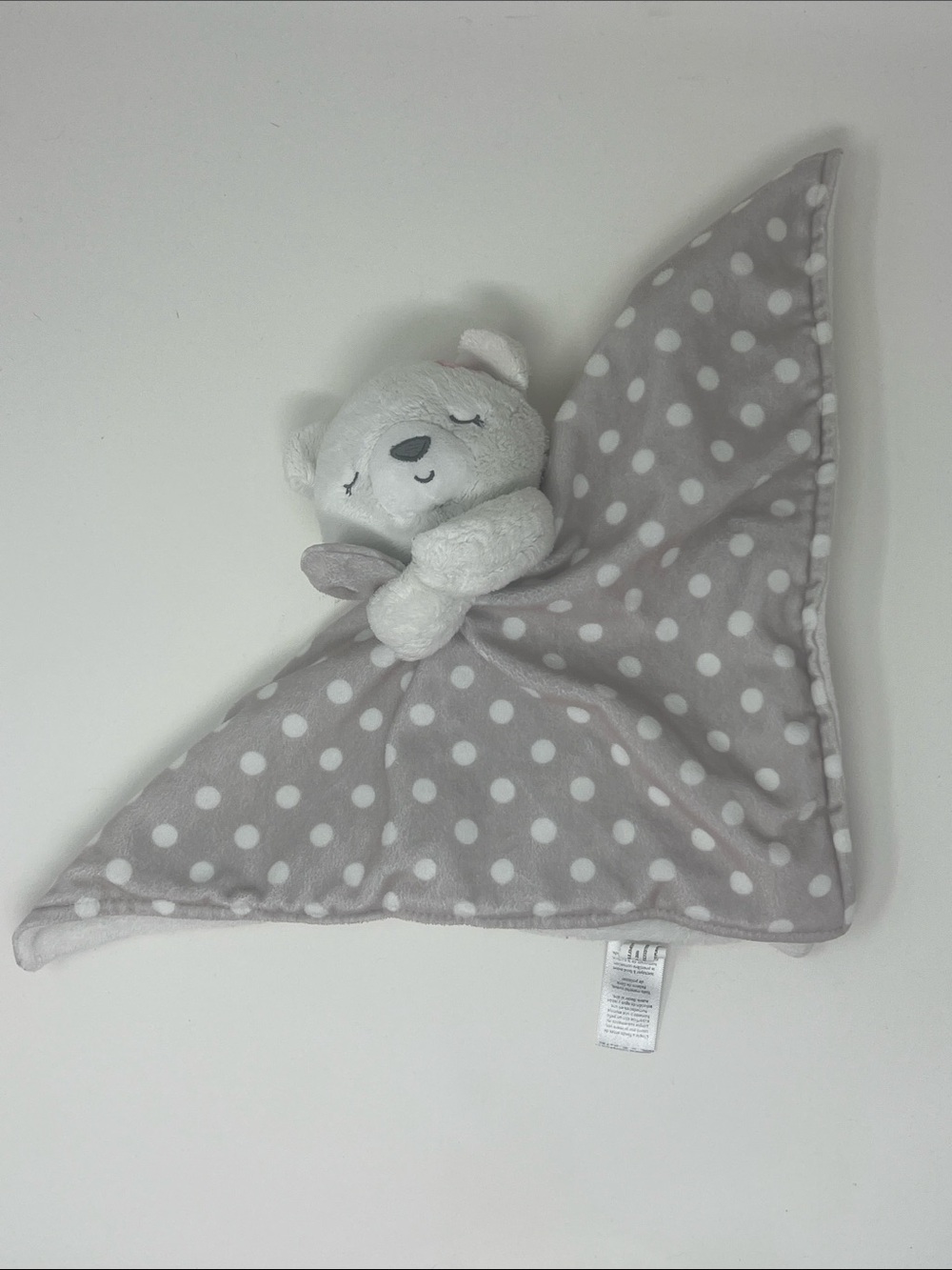 Carters Just One You Lovey. Greg and White Polka Dot Bear